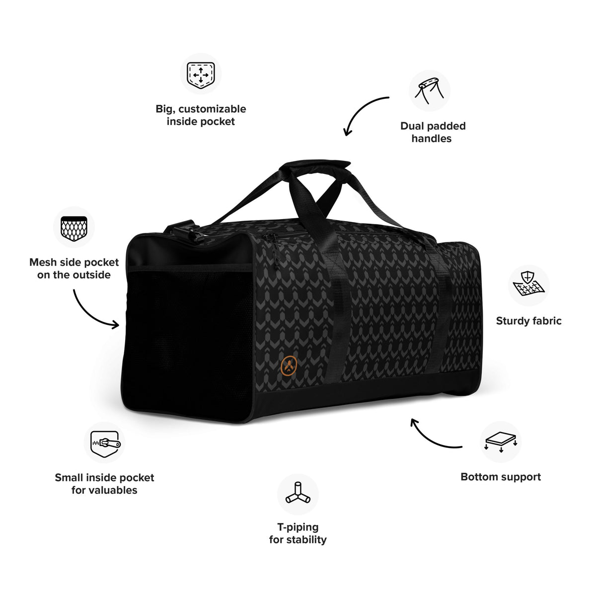 Mile High Duffle (Black)